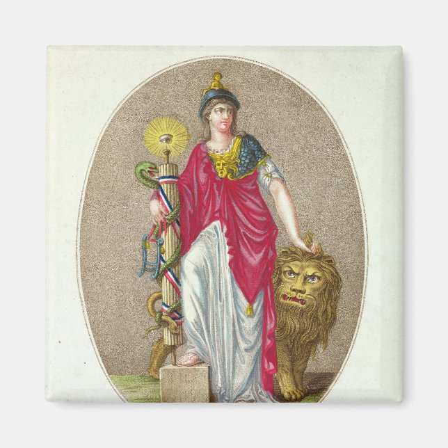 Íman Razão, gravada por Carre, 1793 (Frente)