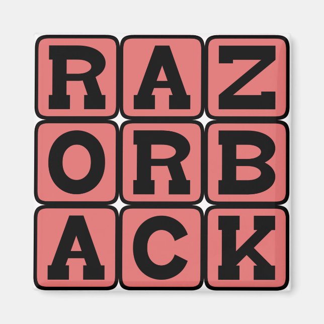 Íman Razorback, Javali (Frente)