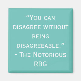 Íman RBG Discordo Magnet