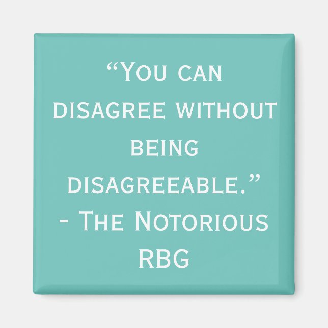 Íman RBG Discordo Magnet (Frente)