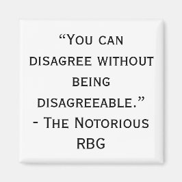 Íman RBG Discordo Magnet