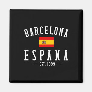 Íman Rcelona Espanha Espanha Est. Bandeira Mapa Souveni