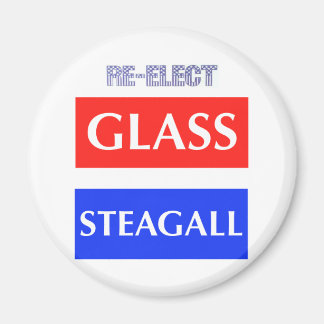 Íman RE-ELECT Glass Steagall