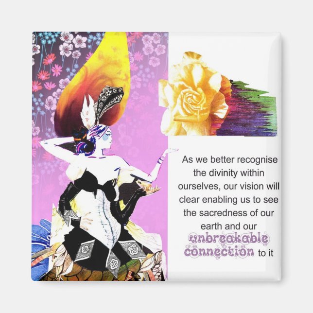 Íman Reação de Conexão Sustentável Rebecca Tedder (Frente)