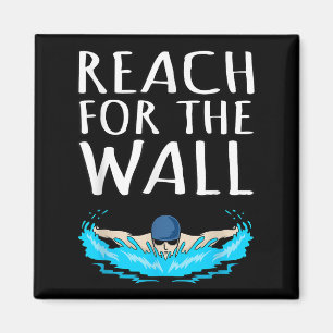 Íman Reach For Wall Divertido Nadador Nadador Treinador
