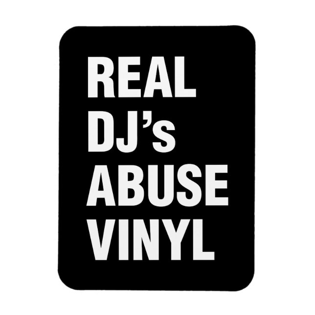 Íman REAL DJ's ABUSE VINYL (Vertical)