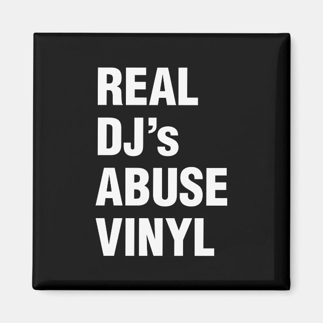 Íman REAL DJ's ABUSE VINYL (Frente)