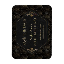 Íman Real Fleur-de-lis Dourado Grande Gatsby 50º Aniver