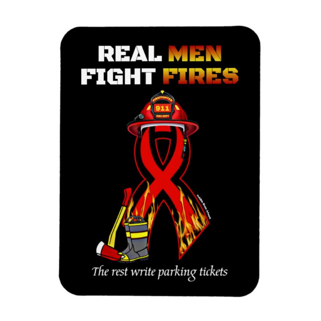 ÍMAN  REAL HOMENS LUTAM CONTRA INCÊNDIOS (Vertical)