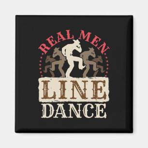 Íman Real Men Line Dance Shirt Country Western Dancing