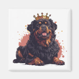 Íman Real Rottweiler - Coroa Rainha do Cachorro