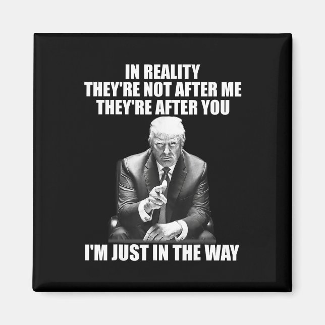 Íman Realidade Eles não estão atrás de mim depois de vo (Frente)