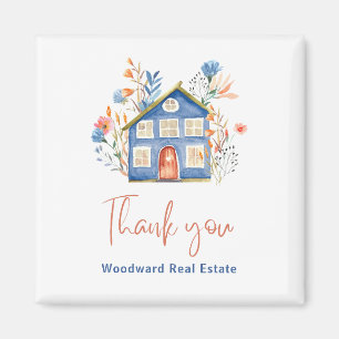 Íman Realtor Obrigado a você Marketing Marca lealdade F