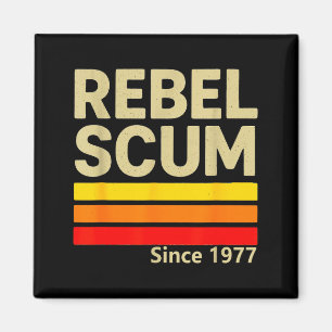 Íman Rebel Escória Desde 1977 Clic Retro Icônico Vintag