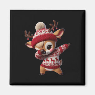 Íman Rebelde De Natal Familiar Xmas Deer Kids G