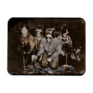 Íman Rebitadores WWII de Rosie do afro-americano