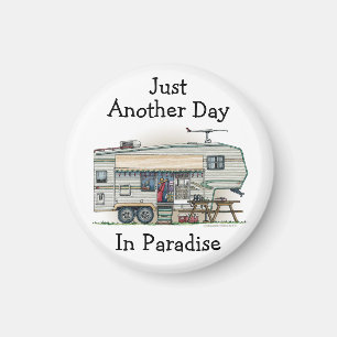 Íman Reboque-Viagem de Câmera de Quinto Roda com Vintag