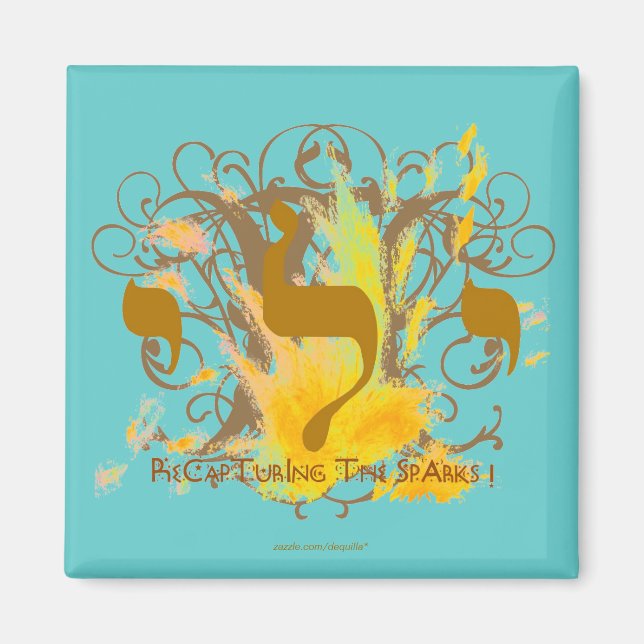 ÍMAN RECAPTURANDO ESPARQUES ~ TURQUOISE (Frente)