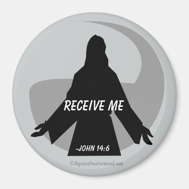 Íman Receba citações de Bíblia John 14:6 (Frente)