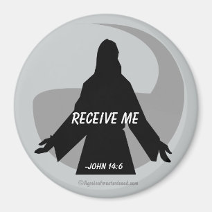 Íman Receba-me citações de Bíblia John 14:6