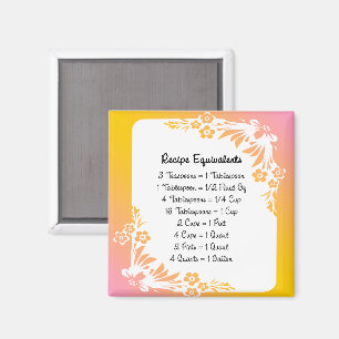 Íman Receber Equivalentes Imã de geladeira Floral Past
