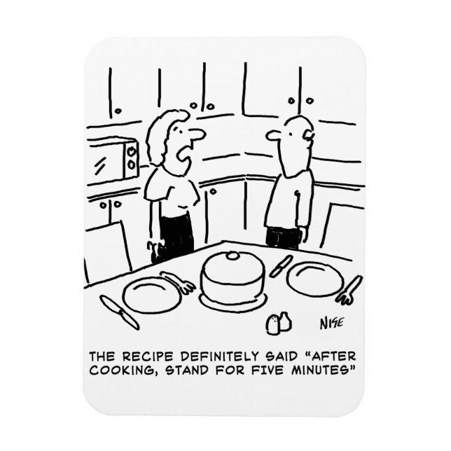 Íman Receber instruções seguidas em um Cozinhar em uma  (Vertical)