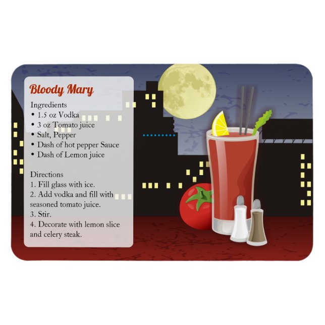 Íman Receita Bloody Mary Cocktail (Horizontal)