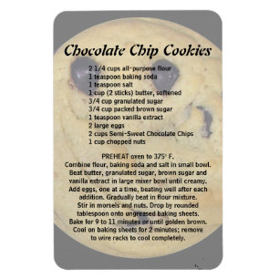 Íman Receita de Cookie Chip Chocolate