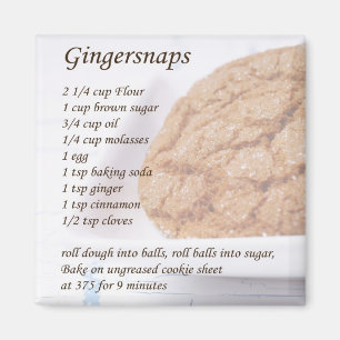 Íman Receita de Gingersnaps