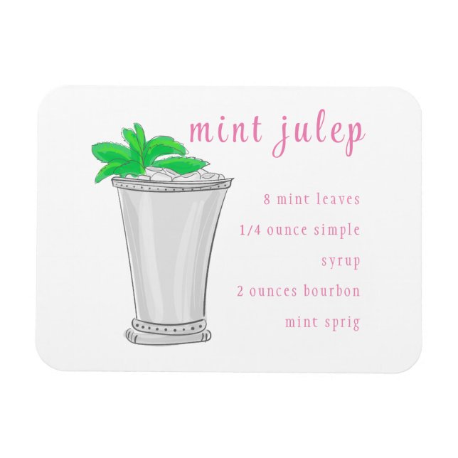 Íman Receita do Bar Julep da Microsoft Preppy Mint (Horizontal)
