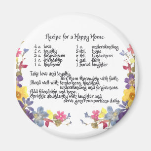 Íman Receita Home feliz