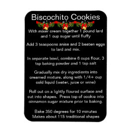 Íman Receita oficial do biscoito Biscochito Novo México