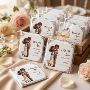 Íman Recém-casados casal marrom dançando lembranças de