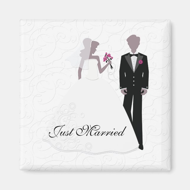 Íman Recem casados Elegante (Frente)
