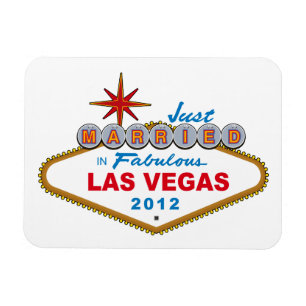 Íman Recem casados no sinal 2012 fabuloso de Las Vegas