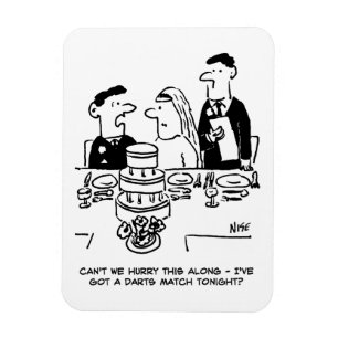 Íman Recepção de casamento Bridegroom tem uma correspon