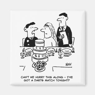 Íman Recepção de Casamento o Noivo tem uma Partida de D