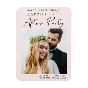 Íman recepção de casamento Rosa Fotográfico Salvar a
