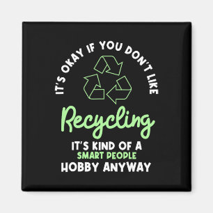Íman Reciclagem Ambientalista Reciclo Reciclar Terra