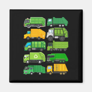 Íman Reciclagem Garganta De Trash Aniversário de crianç