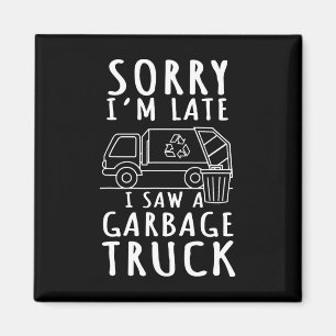Íman Reciclagem Garge Truck Trash Collector Eart