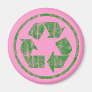 Íman Reciclagem para salvar a terra do planeta, símbol