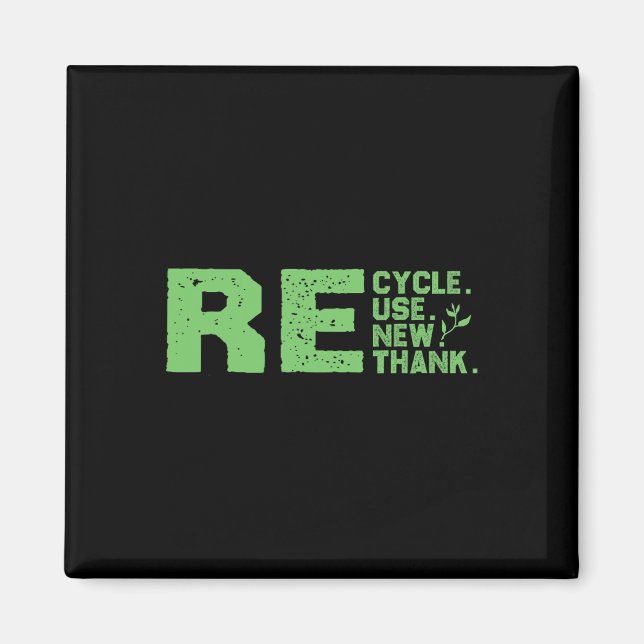 Íman Reciclar Design ecológico (Frente)