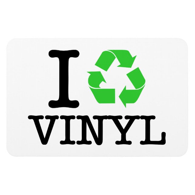 Íman Reciclar Vinil (Horizontal)