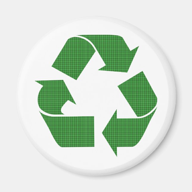 Íman reciclar xadrez (Frente)