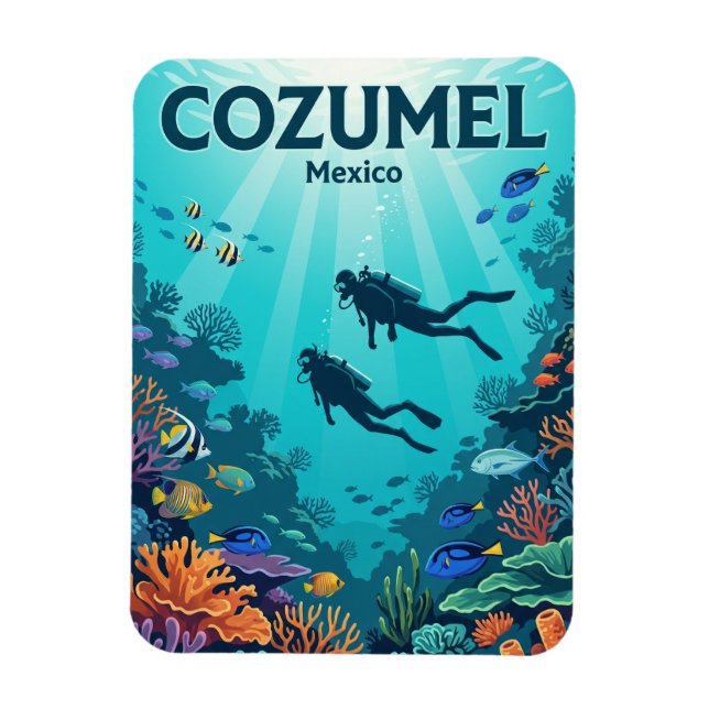 Íman Recife Palancar, Cozumel México (Vertical)