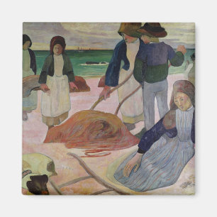 Íman Recolectores da alga de Paul Gauguin  , 1889