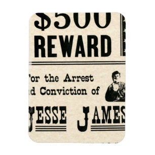 Íman Recompensa para Jesse James
