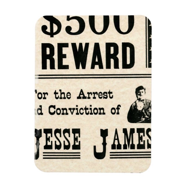 Íman Recompensa por Jesse James (Vertical)