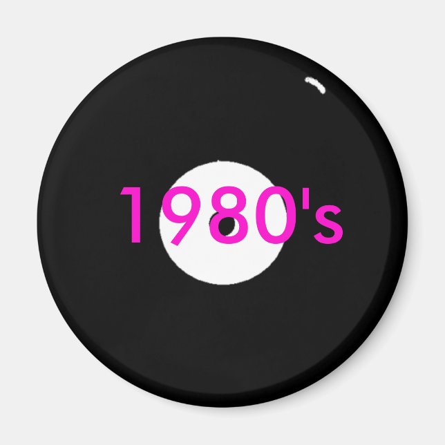 Íman recorde, anos 80 (Frente)